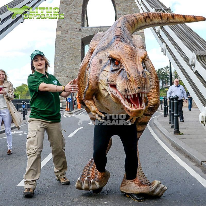 1Visible Legs T-Rex Costume(001)